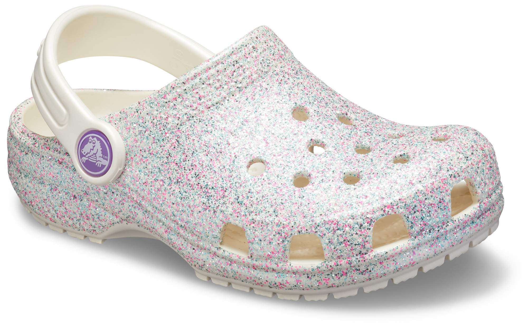 Crocs Kinder Schuhe Classic Glitter Clog 205441